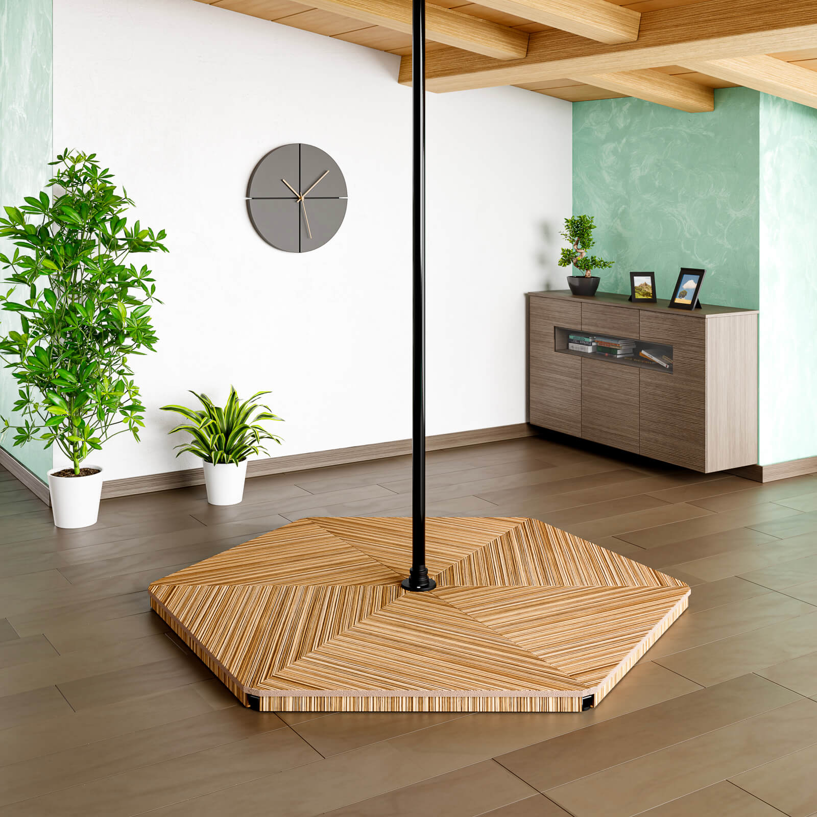 Pole Hive Evo Boutique Stage - Zebrano